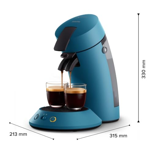 Machine à Café SENSEO Original Plus Bleu Paon CSA210/00 - Coffee Boost - Bleu Paon - Azvero