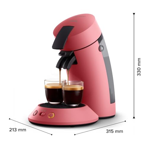Machine à Café SENSEO Original Plus Rouge Tendre CSA210/35 - Coffee Boost - Rouge Tendre - Azvero