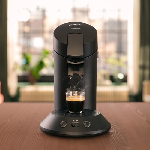 Machine à Café SENSEO Original Plus Noir Intense CSA210/61 - Booster d'Arômes - Noir Intense - Azvero