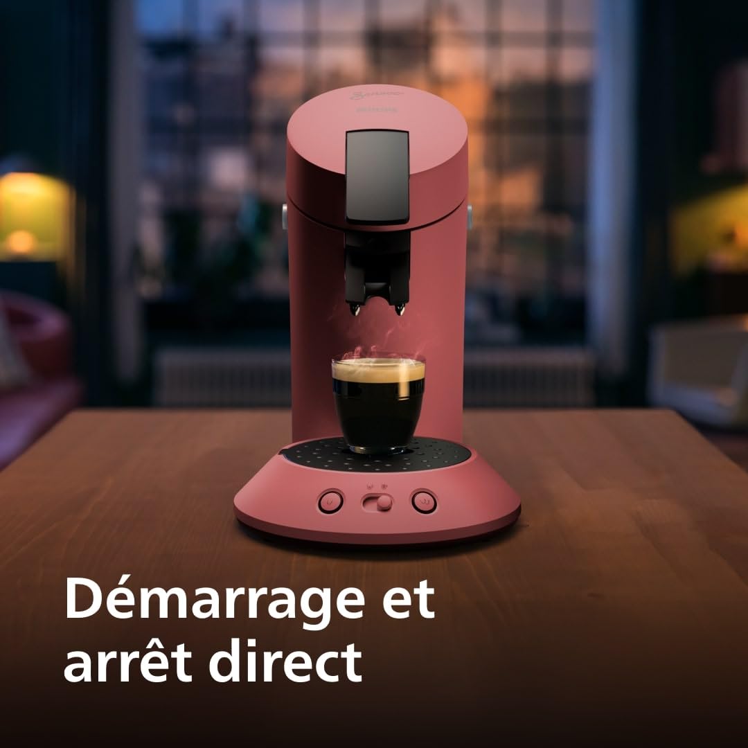 Machine à Café SENSEO Original Plus Rouge Tendre CSA210/35 - Coffee Boost - Rouge Tendre - Azvero