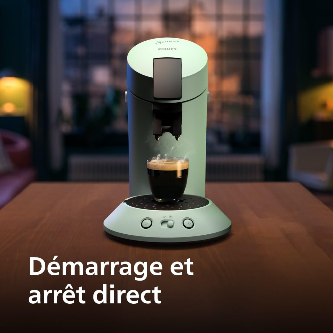 Machine à Café SENSEO Original Plus Vert Désert CSA210/80 - Coffee Boost - Vert Désert - Azvero