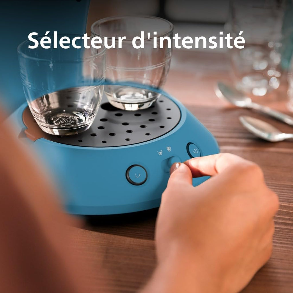 Machine à Café SENSEO Original Plus Bleu Paon CSA210/00 - Coffee Boost - Bleu Paon - Azvero