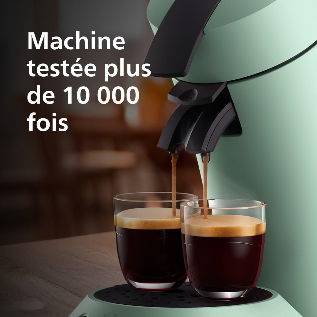 Machine à Café SENSEO Original Plus Vert Désert CSA210/80 - Coffee Boost - Vert Désert - Azvero