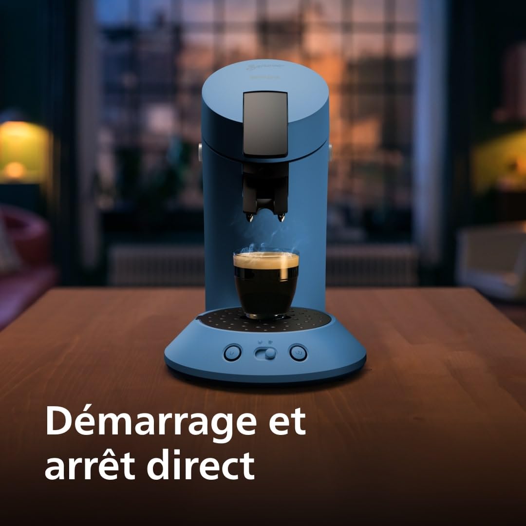 Machine à Café SENSEO Original Plus Bleu Paon CSA210/00 - Coffee Boost - Bleu Paon - Azvero