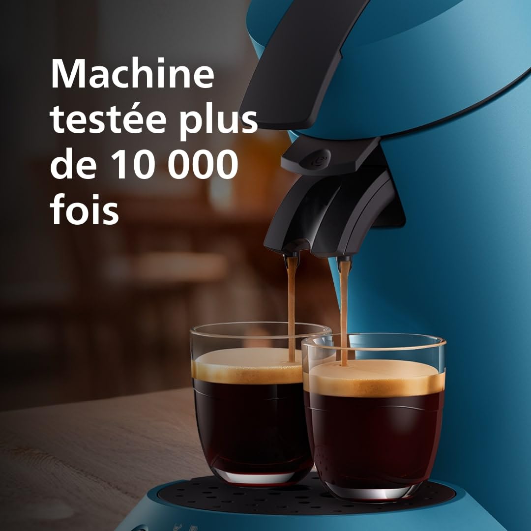 Machine à Café SENSEO Original Plus Bleu Paon CSA210/00 - Coffee Boost - Bleu Paon - Azvero