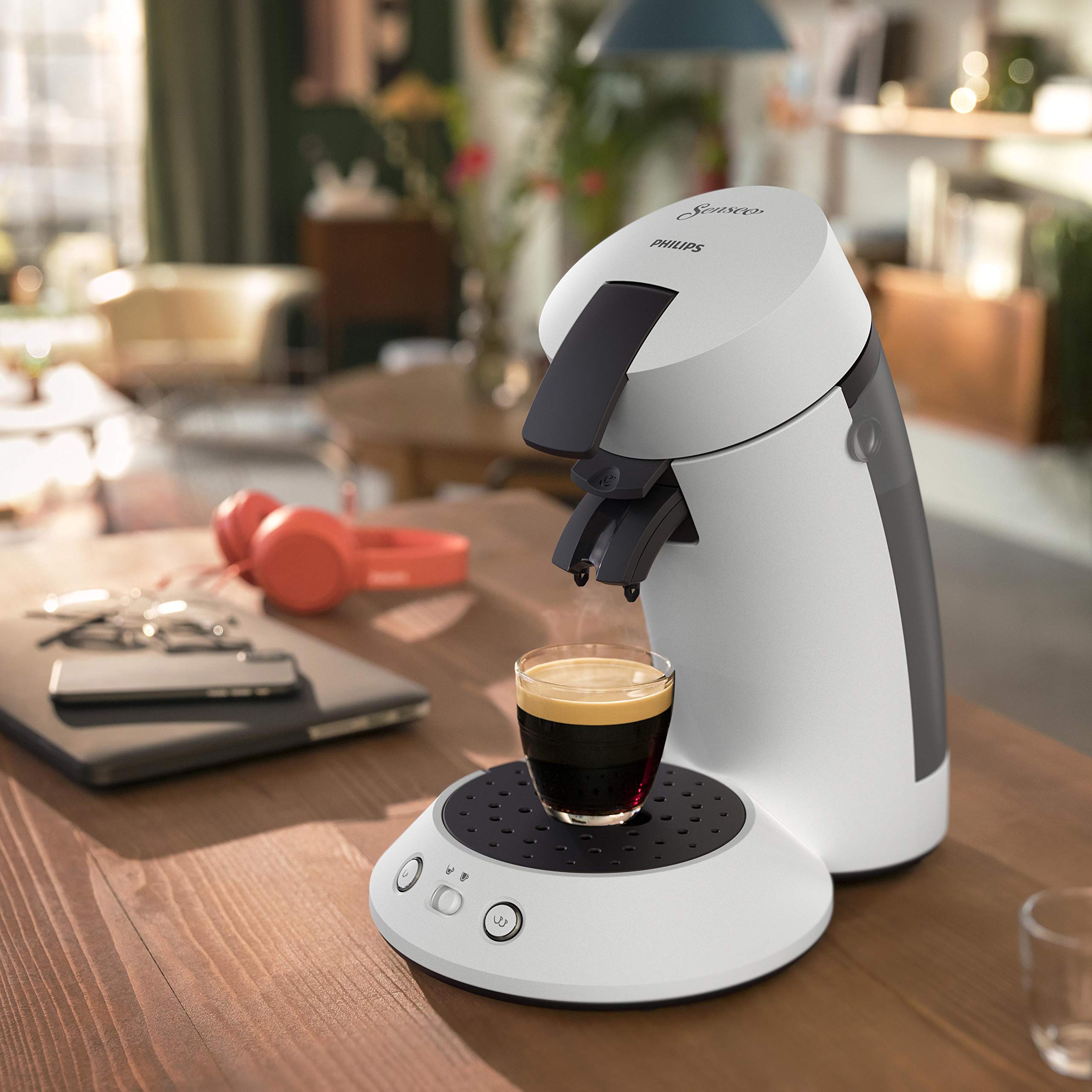 Machine à Café SENSEO Original Plus Blanche CSA210/11 - Coffee Boost - Blanche - Azvero